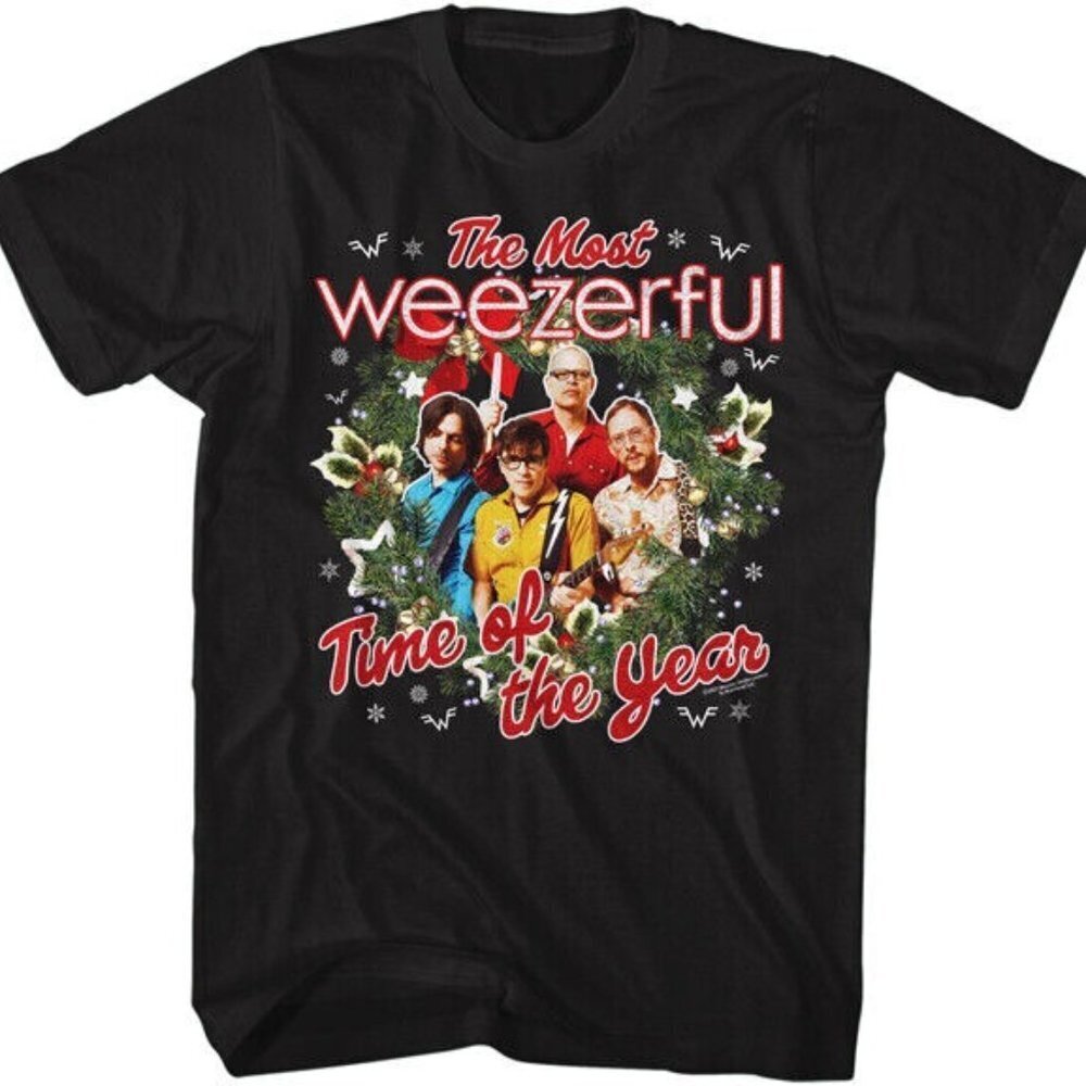 Weezer Most Weezerful Time Of The Year Christmas Music Tshirt